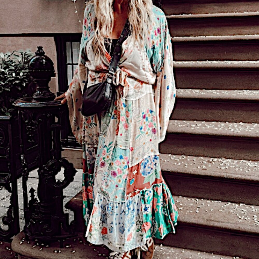 Filly Boo Duster Dress Floral